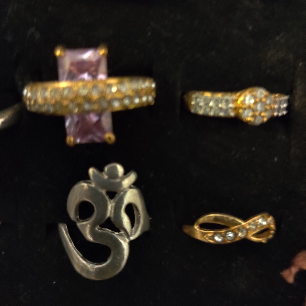 Rings multiple designs each ring is $10 each.